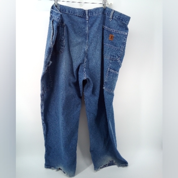 Carhartt Original Dungaree Fit Blue Jeans 100% Cotton 48X30 - Picture 4 of 11